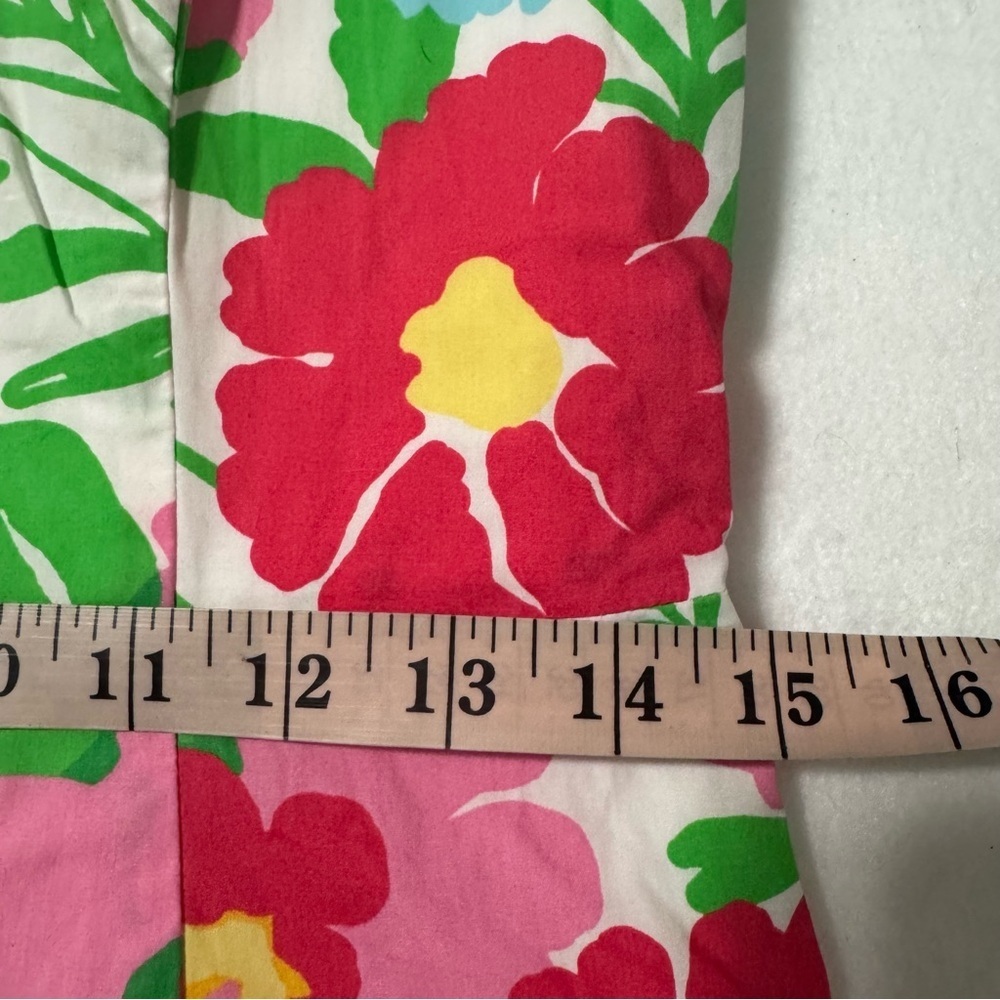 Lilly Pulitzer Sarafina Big Garden By The Sea Floral Mini Dress EUC Size 8 $198 - Picture 9 of 11